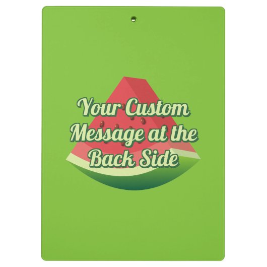 Porte-bloc Porte - bloc de tranche de pastèque (Dos)