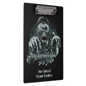 Porte-bloc Porte - bloc DEADMONTON texte personnalisé (Swatch)