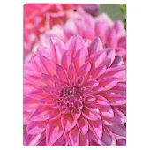 Porte-bloc Porte - bloc d'impression de fleur rose dahlia (Dos)