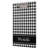 Porte-bloc Porte - bloc d'impression noir personnalisé (Gauche)