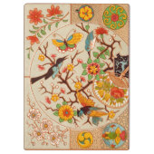 Porte-bloc Porte - bloc d'oiseaux et de papillons (Dos)