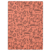 Porte-bloc Porte - bloc Doodles de chien (Dos)