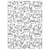 Porte-bloc Porte - bloc Doodles de chien (Dos)