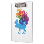 Porte-bloc Porte - bloc d'orignal Abstrait (Gauche)