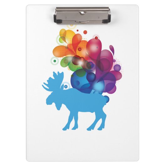 Porte-bloc Porte - bloc d'orignal Abstrait (Devant)