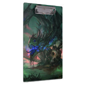 Porte-bloc Porte - bloc/Dragon avec crâne (Swatch)