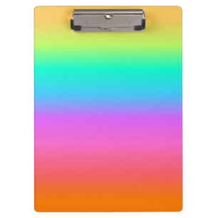 Porte-bloc Porte - bloc en pastel d'arc-en-ciel