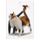 Porte-bloc Porte - bloc félin de chat d'amis (Dos)