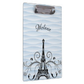 Porte-bloc Porte - bloc fleuri Tour Eiffel bleu (Swatch)
