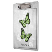 Porte-bloc Porte - bloc floral papillon vert (Gauche)