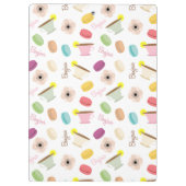 Porte-bloc Porte - bloc français de motif de nourriture (Dos)