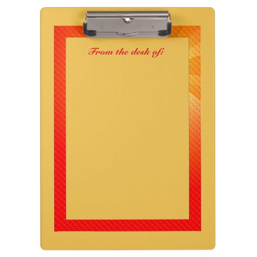 Porte-bloc Porte - bloc frontalier orange (Devant)