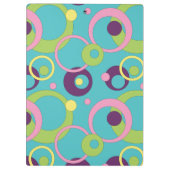 Porte-bloc Porte - bloc Funky Blue Circles (Dos)
