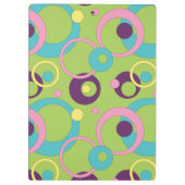 Porte-bloc Porte - bloc Funky Green Circles (Dos)