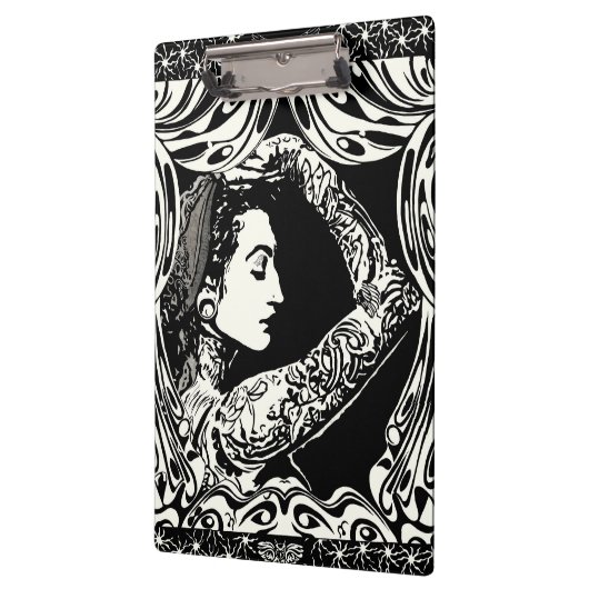 Porte-bloc Porte - bloc gitan tatoué (Gauche)