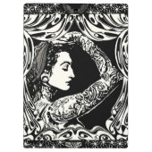 Porte-bloc Porte - bloc gitan tatoué (Dos)