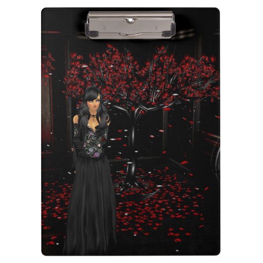 Porte-bloc Porte - bloc gothique foncé (Devant)