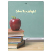 Porte-bloc Porte - bloc humoristique de psychologue d'école (Dos)
