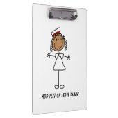 Porte-bloc Porte - bloc infirmière afro-américaine (Swatch)