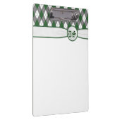 Porte-bloc porte - bloc Jacquard vert (Swatch)