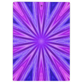 Porte-bloc Porte - bloc kaléidoscope violet/bleu (Dos)