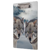 Porte-bloc Porte - bloc/Loups (Gauche)