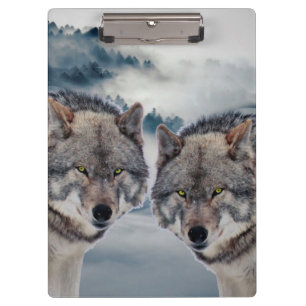 Porte-bloc Porte - bloc/Loups