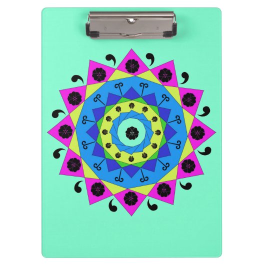 Porte-bloc Porte - bloc Mandala (Devant)