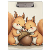 Porte-bloc porte - bloc mignon d'écureuil (Devant)