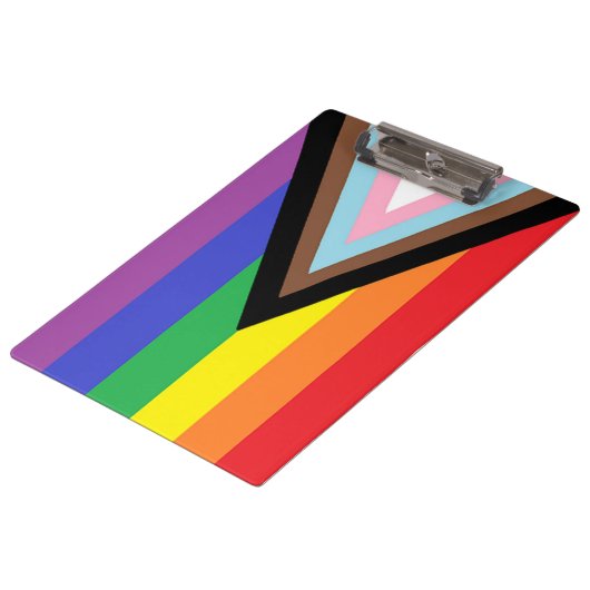 Porte-bloc porte - bloc "Modern Pride Flag" (Incliné)