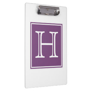 Porte-bloc Porte - bloc Monogramme Carré violet