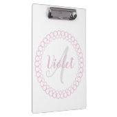 Porte-bloc Porte - bloc Monogramme circulaire rose (Swatch)