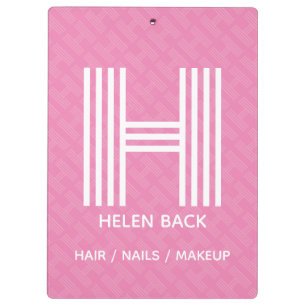 Porte-bloc Porte - bloc Monogramme moderne