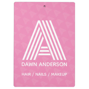 Porte-bloc Porte - bloc Monogramme moderne