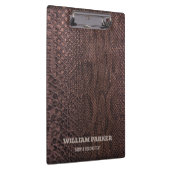 Porte-bloc Porte - bloc Motif Brown Snakeskin (Swatch)