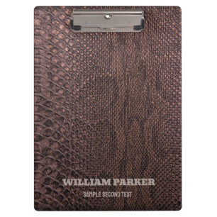 Porte-bloc Porte - bloc Motif Brown Snakeskin
