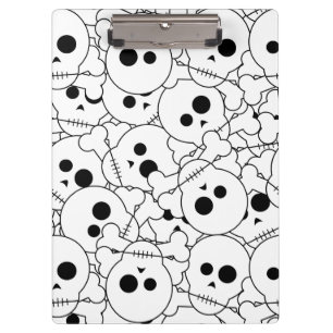 Porte-bloc Porte - bloc Motif des crânes d'Halloween