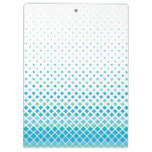 Porte-bloc Porte - bloc Motif Monogramme bleu vert Diamond (Dos)