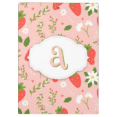 Porte-bloc Porte - bloc Motif mûre fraise (Dos)