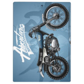 Porte-bloc Porte - bloc motocross Blue Dirt Bike | Approvisio (Dos)