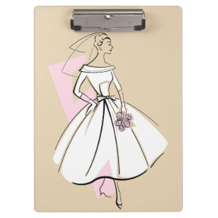 Porte-bloc Porte - bloc neutre de mariée de mode