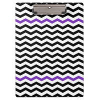 Porte - bloc noir et pourpre moderne de zigzag de