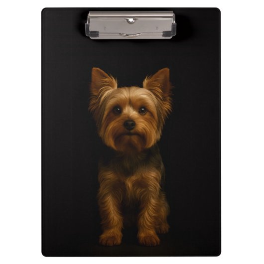 Porte-bloc Porte-bloc-notes Black 4 Luxe, Yorkshire Terrier (Devant)