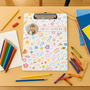 Porte-bloc Porte-bloc-notes coloré personnalisé au nom de l'e
