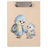 Porte-bloc Porte-bloc-notes de bureau Petits Oiseaux Mignons (Devant)