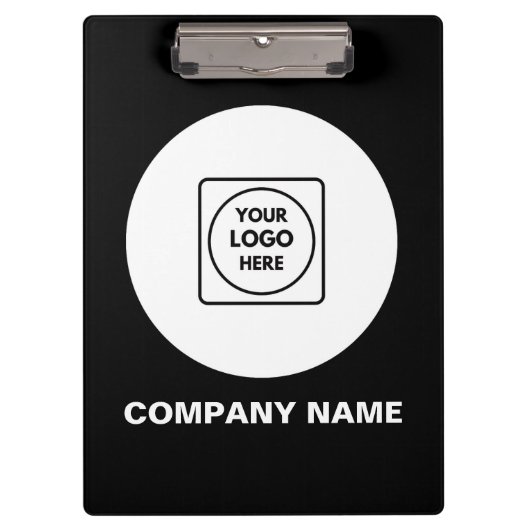 Porte-bloc Porte-bloc-notes de logo d'entreprise moderne et c (Devant)