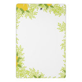 Porte-bloc Porte-bloc-notes mini design citron mignon et fonc (Dos)