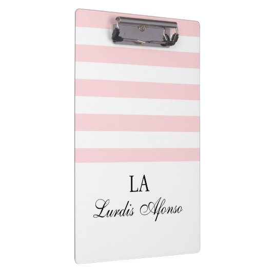 Porte-bloc Porte-bloc-notes rose et blanc mignon à rayures  (Swatch)