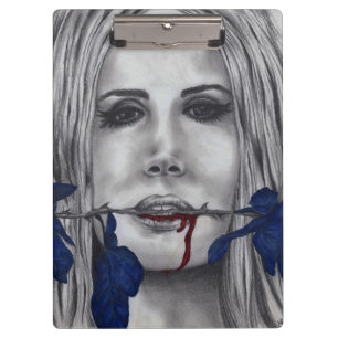 Porte-bloc Porte - bloc original d'art de vampire de roses de