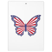 Porte-bloc Porte - bloc papillon patriotique (Dos)